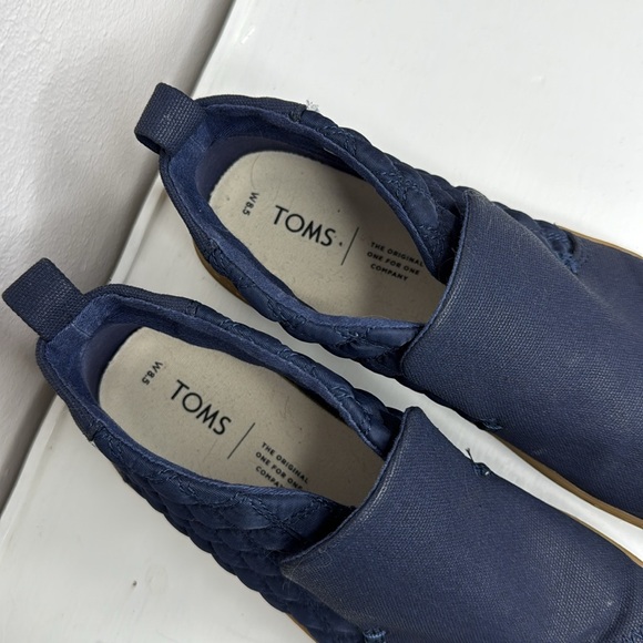 Toms Paxton Slip On Chukka Navy Sneaker 8.5 - Picture 7 of 7